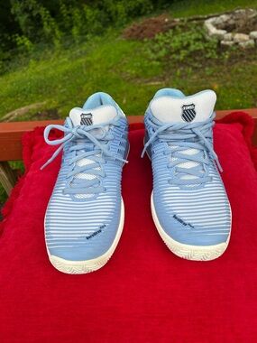 K-Swiss Sky Blue Lace-Up Athletic Sneakers